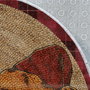 Conceptum Alfombra Woobtny0318 Multicolor 80 x 80 cm